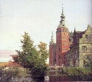 Christen Kobke Frederiksborg Castle Seen from the Northwest oil on canvas